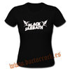 Camiseta logo Black Sabbath para chica