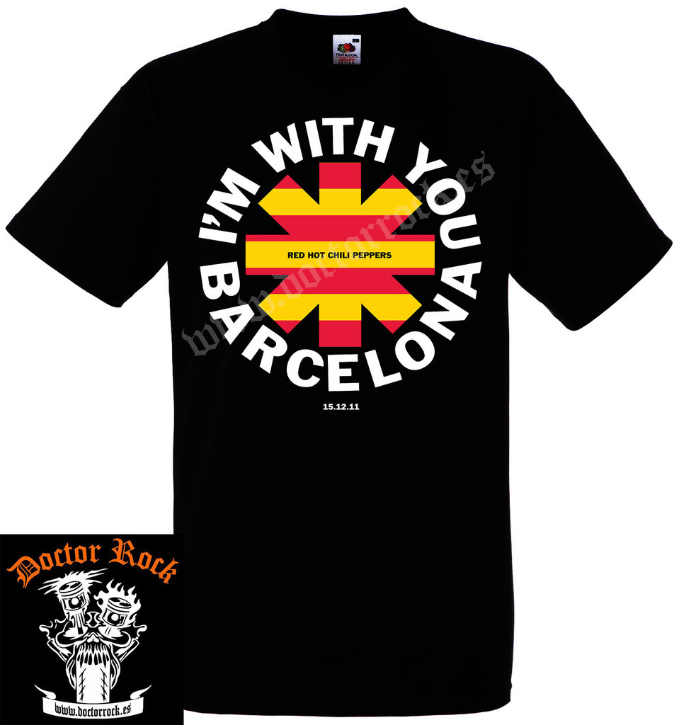 Camiseta Red Hot Chili Peppers Barcelona 2011 Doctor Rock