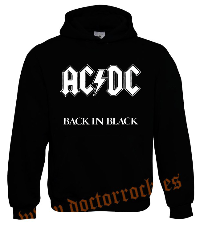 divorcio rango Reposición Sudadera AC/DC Back in Black Album- DOCTOR ROCK