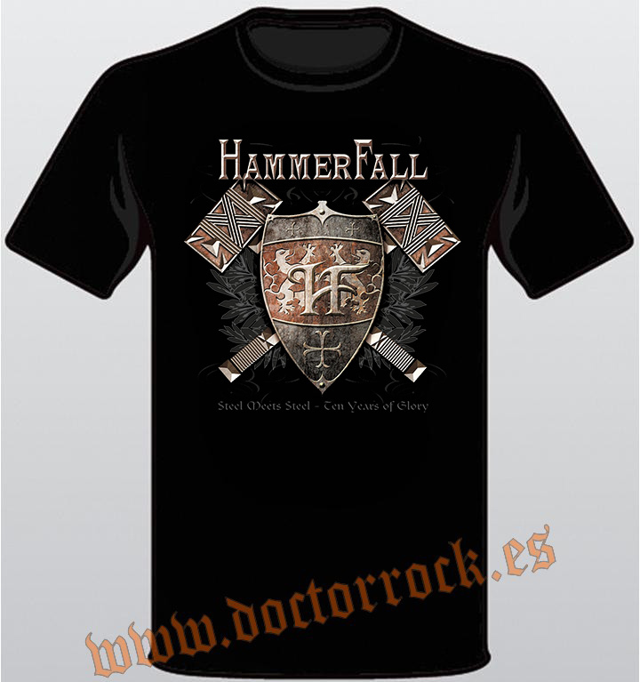 Camiseta Hammerfall Steel Steel - ROCK