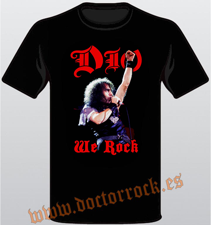 Artificial Ups Competitivo Camiseta Dio We Rock - DOCTOR ROCK