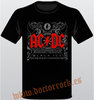 Camiseta AC/DC Black Ice Album