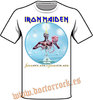 Camiseta Iron Maiden Seventh Son Blanca