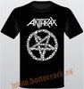 Camiseta Anthrax Skulls Logo