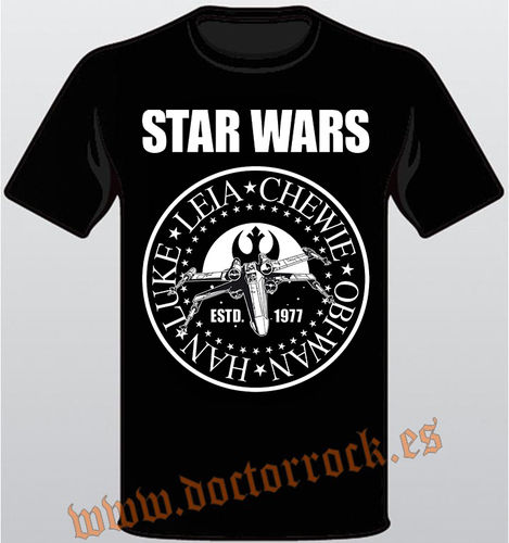 Camiseta Star Wars Estd 1977
