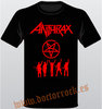 Camiseta Anthrax Spring Tour 2013