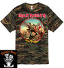 Camiseta Iron Maiden The Trooper Camuflaje