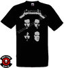 Camiseta Metallica Black Album Faces